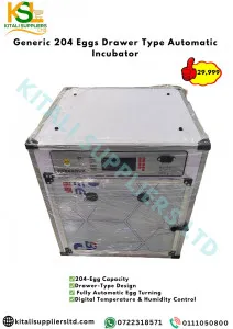 204 Egg Automatic Incubator – Drawer Type Digital Hatching Machine for Poultry