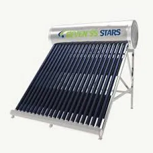 Seven SS Stars 150L Pressurized Solar Water Heater – Stainless Steel | Kitali Suppliers Ltd