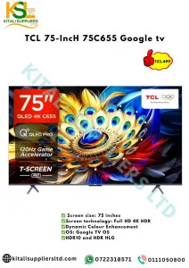 TCL 75 - Inch 75C655 Google tv