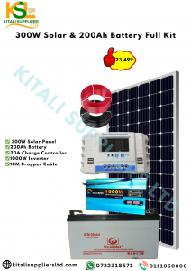 300W Solar & 200Ah Battery Full Kit