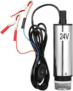 Submersible water oil diameter 51mm stainless steel DC 12V 24V 30L/min 60W car camping portable with switch