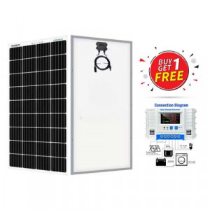 Solarmax 300WATTS 12V Solar Panel+ Free Controller