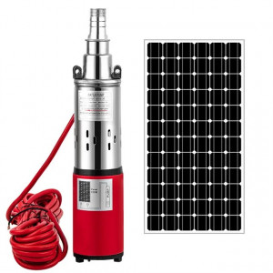 Solarmax 250 Watts Solar Panel All Weather Pump Kit + 50M Lift Submersible Solar Water Pump 24V 1500 L/Hr