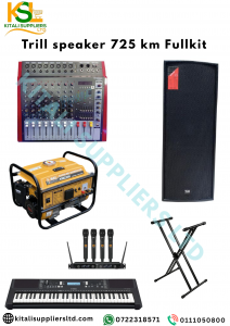 Trill speaker 725 km- 2200 generator  keyboard stand 8 channel mixer  4 in1 bnl microphone 373 yamaha keyboard