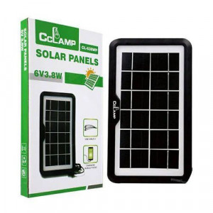 CcLamp Solar Panel 3.8W 6V Polycrystalline Silicon Thin Film Solar Panel for Mobile Charging