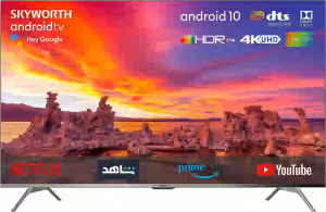 Skyworth 50" FRAMELESS 4K ULTRA HD ANDROID TV, ANDROID 10, 50SUC9300