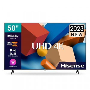 Hisense 50A6K 50" Inch Vidaa OS Frameless 4K LED Smart TV - Black-2023