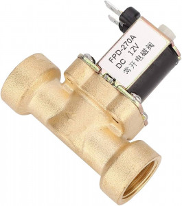 Brass G1/2 Electric Solenoid Valve DC12