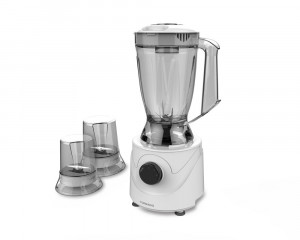 TORNADO Electric Blender 400 Watt,1.5 Liter, 2 Mills, White BL400/2-WHITE