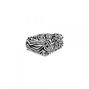 Zebra fleece blanket