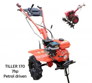 Tiller 170 – 7HP Petrol-Powered Cultivator for Tough Soil Work