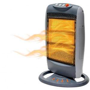 Armco- Halogen Heater, 3 power settings, 400W/800W/1200W