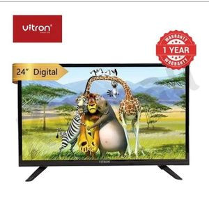 Vitron 24" Inch HTC2446 - Digital Television LED HD TV AC/DC Inbuilt Decoder- Black