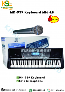 MK-939 Keyboard Mid-Kit – Full-Size Performance Bundle with Beta Microphone
