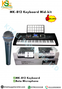 MK-812 Keyboard Mid-Kit – Complete Music Starter Bundle with Beta Microphone