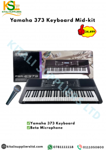 Yamaha PSR-E373 Keyboard Mid-Kit (Includes Yamaha PSR-E373 Keyboard + Beta Microphone)