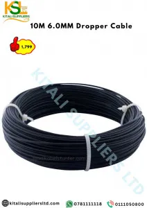 6.0mm Solar Dropper Cable – 10m | PV Extension Lead for Solar Systems