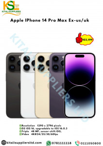 Apple iPhone 14 Pro Max – 128GB/256GB – Ex-UK/US | Factory Unlocked, Dynamic Island, 5G, 6.7" Super Retina XDR, Pro Camera System