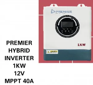 1kVA Hybrid Inverter | 12V System with 40A MPPT Solar Controller