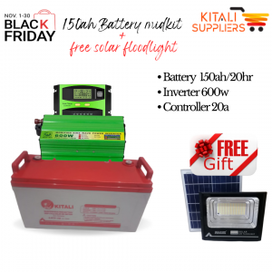 KITALI 200Ah Solar Battery Mid-Kit – Reliable Energy Storage for Off-Grid & Backup Solar Systems