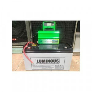 Luminous 200AH Solar Battery + 300Watts Solar Inverter + 10AH Solar Charge Controller