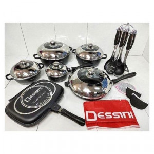 Dessini Non-Stick Die-Cast Aluminum Cookware Set – Premium, Durable & Elegant Cookware for Modern Kitchens