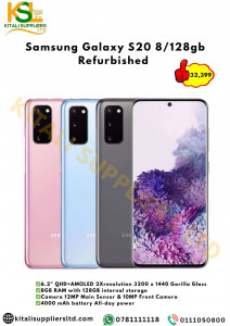 Samsung Galaxy S20 8GB RAM / 128GB Storage (Refurbished) – Flagship Performance in a Compact, Powerful Build