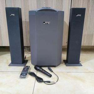 JTC 2.1CH multimedia speaker-12,000w- J-801 PRO+Free MIC