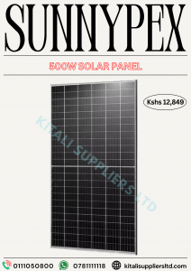 SUNNYPEX 500W Solar Panel – Premium High-Efficiency Power for All Weather Conditions