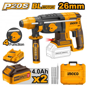 Ingco Lithium-Ion rotary hammer 20V