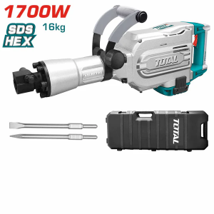 TOTAL 1700w PowerStrike Demolition Breaker Kit