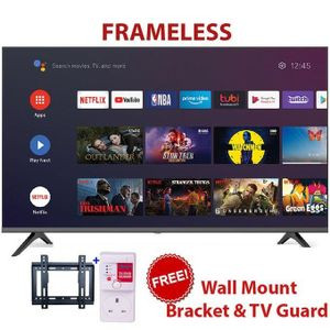 Vitron HTC5568S,55" inch FRAMELESS- 4K ULTRA HD Smart& Digital - Android 11 TV, Netflix, Youtube Bluetooth+GIFTS