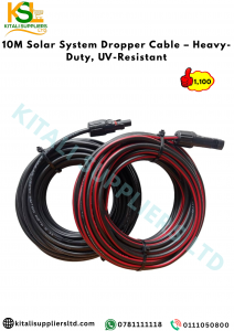 10M Solar System Dropper Cable – Heavy-Duty, UV-Resistant, Tinned Copper Cable for DC Connections