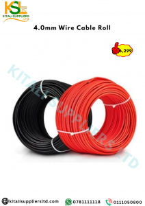 4.0mm Electrical Wire Cable Roll – 100M High-Quality Copper Core, Flame-Retardant Insulated Cable for Domestic & Industrial Wiring