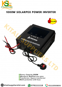 SOLARPEX 1000W Power Inverter – 12V/24V DC to 220V AC Modified Sine Wave Inverter for Home, Office, and Off-Grid Backup Power