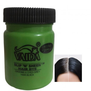 Slip-n-Sheen Grooms Greys To Black Hair Dye