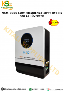 NKM-3000 Low Frequency MPPT Hybrid Solar Inverter – 3000W, Pure Sine Wave, 24V DC to 230V AC | Off-Grid/Backup Solar Power System
