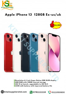 Apple iPhone 13 128GB (Ex-US/UK) – Powerfully Bright, Incredibly Capable