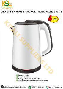 AILYONS FK-0306-S 1.8L Electric Water Kettle – Fast Boil, Sleek Design, and Built-In Safety for Everyday Use