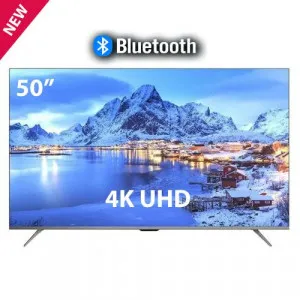 Vitron 50"Inch TV BLUETOOTH Frameless 4K UHD Smart Android TV 1.5GBRAM,8GB ROM+BRACKET