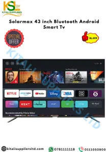 Solar max  43 inch Bluetooth Smart Android TV