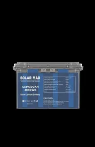 SolarMax 300Ah Lithium-Ion Battery – High-Capacity, Long-Life Energy Storage for Solar & Backup Power