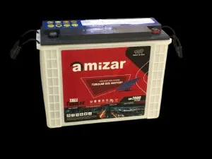 Amizar 200Ah Tubular Gel Battery – Deep Cycle, Maintenance-Free Power for Solar, Inverter & Backup Systems