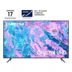 Samsung 50AU7000, 50 INCH 4K UHD Smart TV, Youtube, Netflix-Black