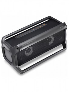 LG PK7 XBoom Go Water-Resistant Wireless Bluetooth Party Speaker - Black