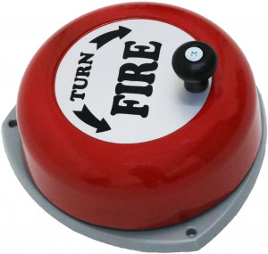 SafeAlert™ Manual Gong Fire Bell – 6"/8" Mechanical Alarm Bell for Emergency Fire Notification