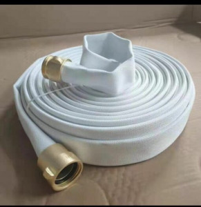 AquaFlex™ Heavy-Duty PVC Canvas Delivery Hose – High-Pressure Water Discharge Pipe for Irrigation, Construction & Industrial Use