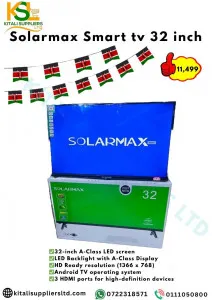 SOLAR MAX 32 INCH SMART TV