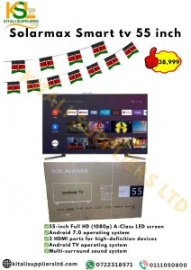 SOLAR MAX  SMART 55 INCH TV