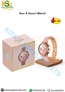 GEN 9 Smart Watch by Kitali SmartTech™ – HD Full Touch Fitness Tracker with Bluetooth Calling, Health Monitoring & Waterproof Design for Android & iOS